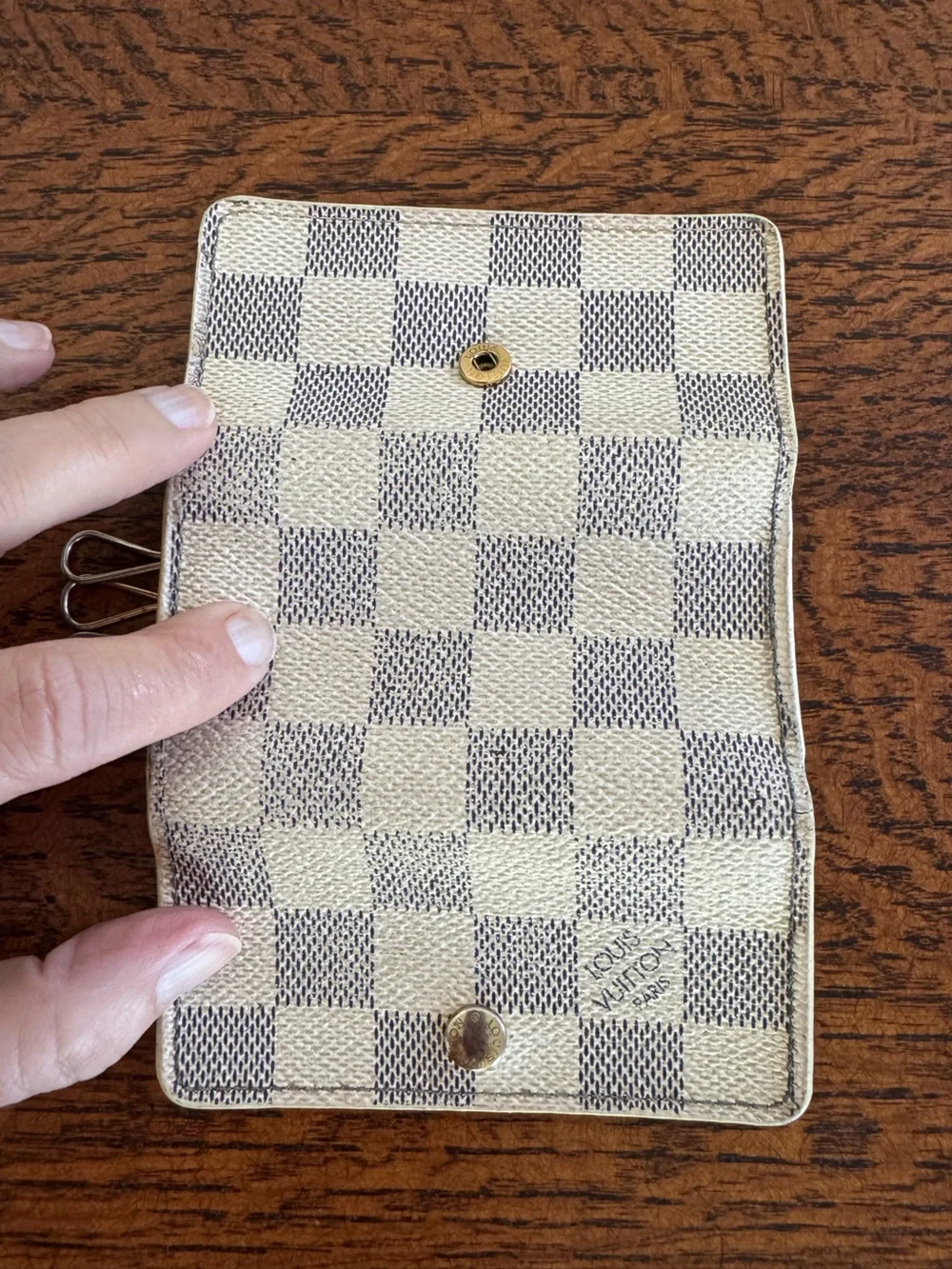 Louis Vuitton Damier Azur Key Holder
